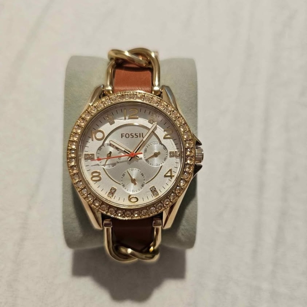 Fossil Gold and Brown Women's Watch